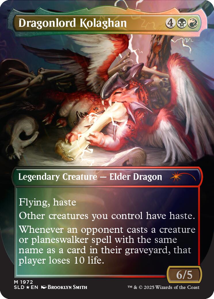 Dragonlord Kolaghan (1972) (Rainbow Foil) [Secret Lair Drop Series] | Gear Gaming Fayetteville