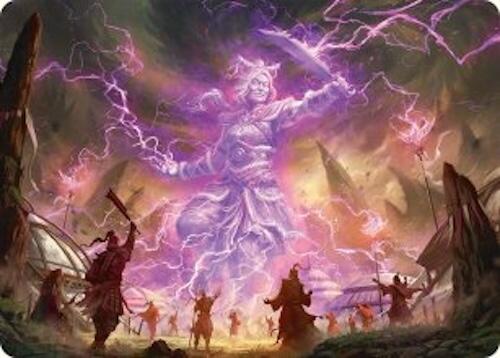 Smile at Death Art Card (4/54) [Tarkir: Dragonstorm Art Series] | Gear Gaming Fayetteville