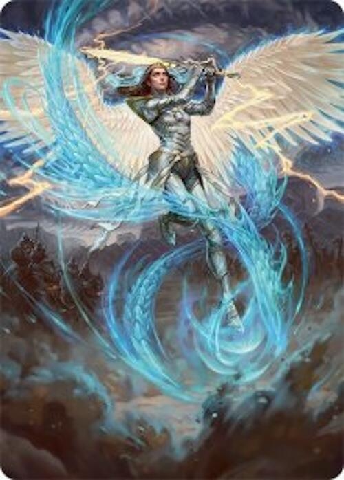 Elspeth, Storm Slayer Art Card (49/54) [Tarkir: Dragonstorm Art Series] | Gear Gaming Fayetteville