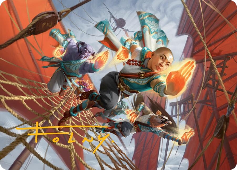 Aligned Heart Art Card (52/54) (Gold-Stamped Signature) [Tarkir: Dragonstorm Art Series] | Gear Gaming Fayetteville