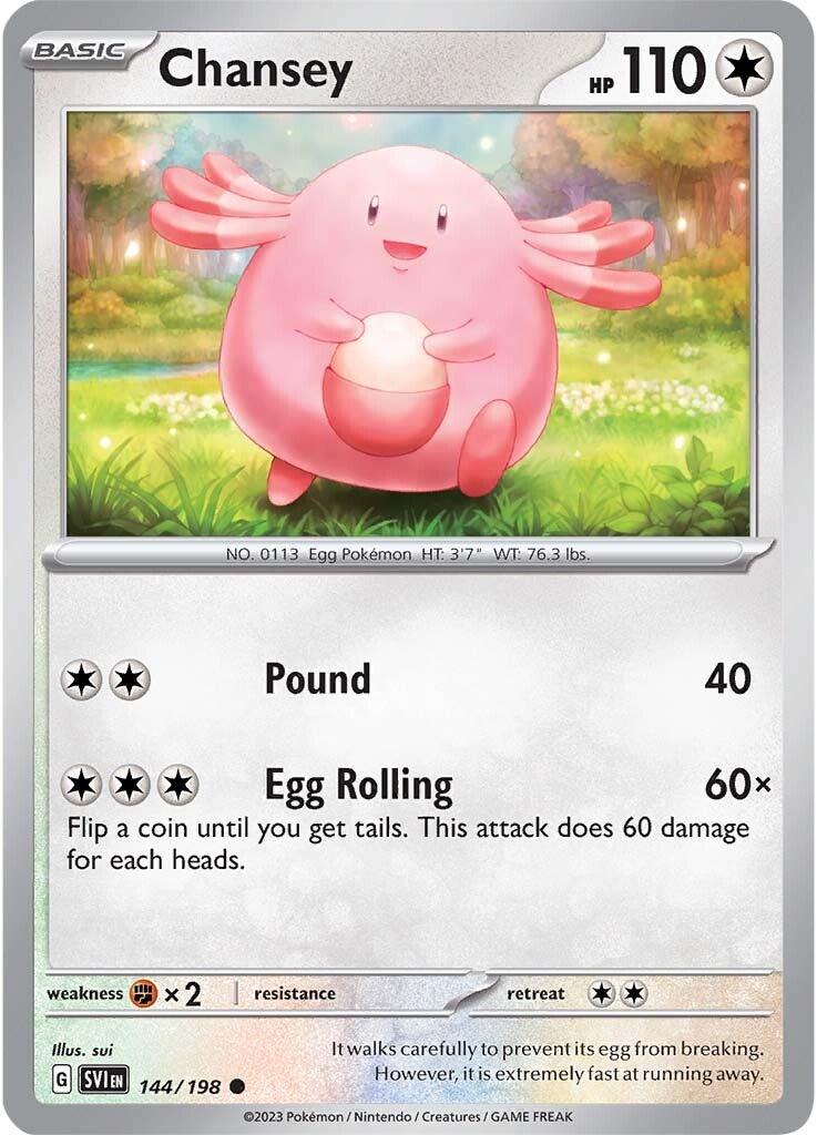 Chansey (144/198) [Scarlet & Violet: Base Set] | Gear Gaming Fayetteville