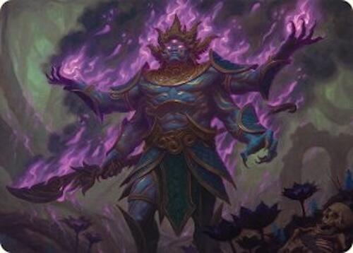 Rot-Curse Rakshasa Art Card (13/54) [Tarkir: Dragonstorm Art Series] | Gear Gaming Fayetteville