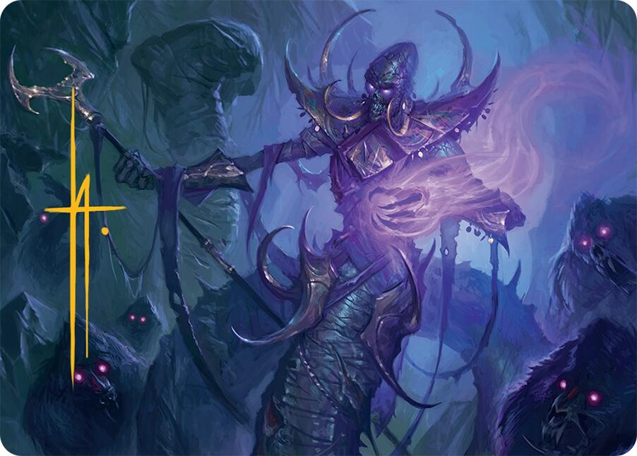 Sidisi, Regent of the Mire Art Card (14/54) (Gold-Stamped Signature) [Tarkir: Dragonstorm Art Series] | Gear Gaming Fayetteville
