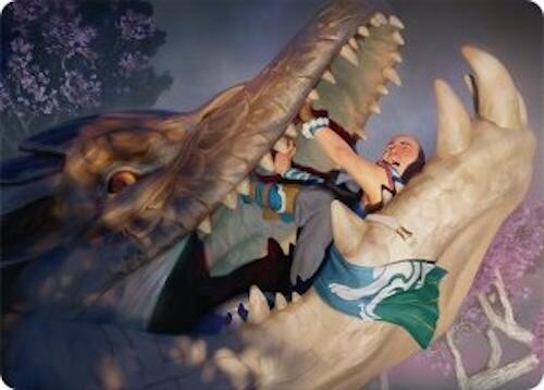 Jaws of Defeat Art Card (53/54) [Tarkir: Dragonstorm Art Series] | Gear Gaming Fayetteville