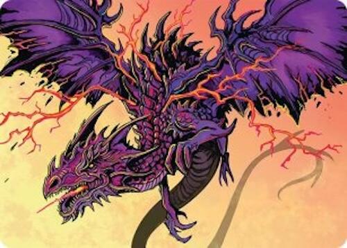 Stormshriek Feral Art Card (35/54) [Tarkir: Dragonstorm Art Series] | Gear Gaming Fayetteville