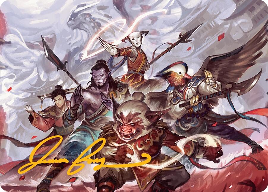 Will of the Jeskai Art Card (54/54) (Gold-Stamped Signature) [Tarkir: Dragonstorm Art Series] | Gear Gaming Fayetteville