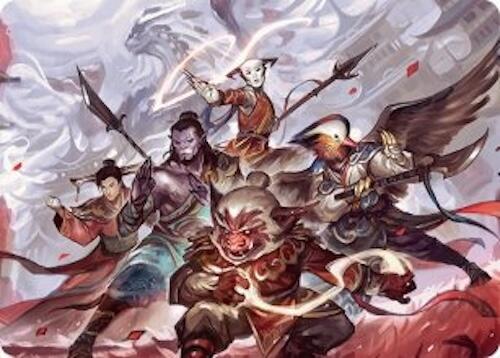 Will of the Jeskai Art Card (54/54) [Tarkir: Dragonstorm Art Series] | Gear Gaming Fayetteville