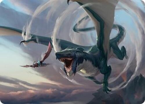 Whirlwing Stormbrood Art Card (27/54) [Tarkir: Dragonstorm Art Series] | Gear Gaming Fayetteville