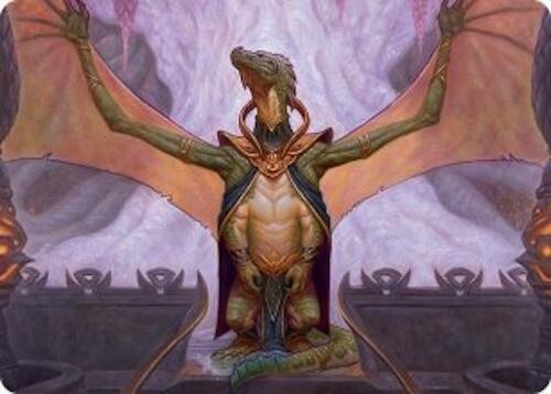 Kheru Goldkeeper Art Card (36/54) [Tarkir: Dragonstorm Art Series] | Gear Gaming Fayetteville