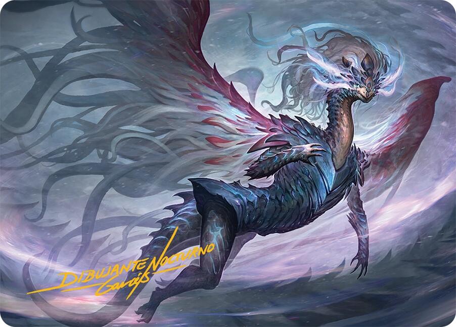 Shiko, Paragon of the Way Art Card (37/54) (Gold-Stamped Signature) [Tarkir: Dragonstorm Art Series] | Gear Gaming Fayetteville
