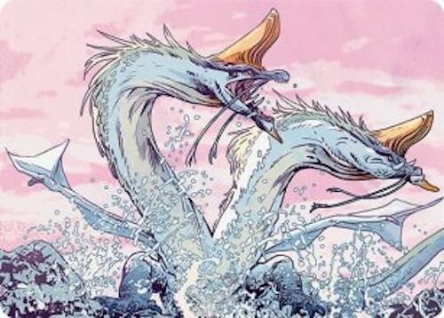 Twinmaw Stormbrood Art Card (39/54) [Tarkir: Dragonstorm Art Series] | Gear Gaming Fayetteville