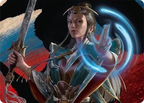Narset, Jeskai Waymaster Art Card (44/54) [Tarkir: Dragonstorm Art Series] | Gear Gaming Fayetteville