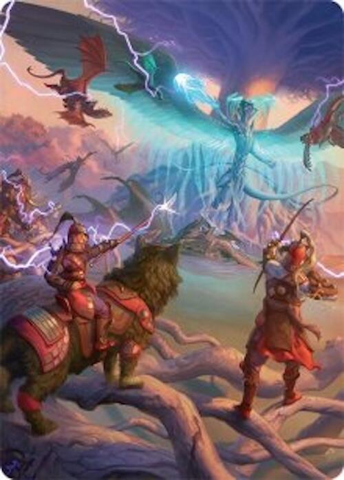All-Out Assault Art Card (50/54) [Tarkir: Dragonstorm Art Series] | Gear Gaming Fayetteville