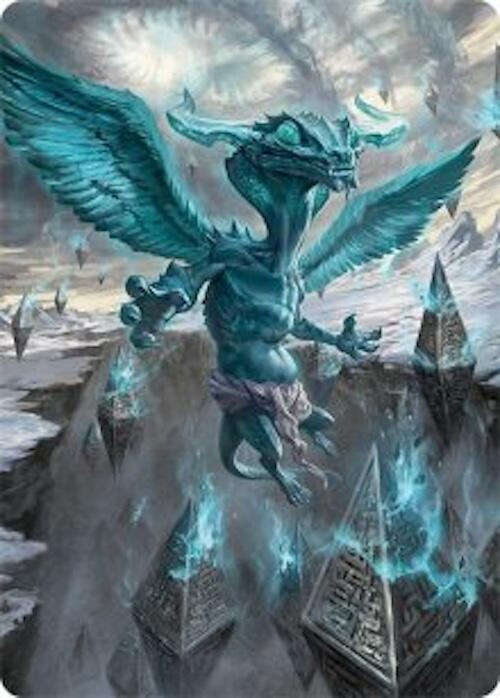 Ugin, Eye of the Storms Art Card (47/54) [Tarkir: Dragonstorm Art Series] | Gear Gaming Fayetteville