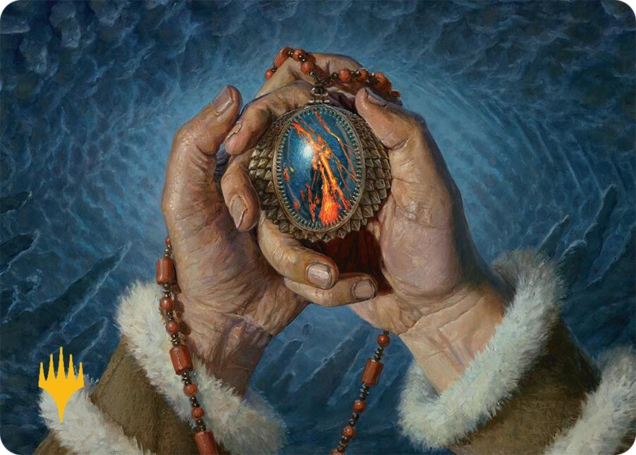 Mox Jasper Art Card (28/54) (Gold-Stamped) [Tarkir: Dragonstorm Art Series] | Gear Gaming Fayetteville