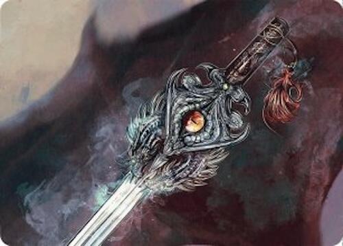 Dragonfire Blade Art Card (40/54) [Tarkir: Dragonstorm Art Series] | Gear Gaming Fayetteville
