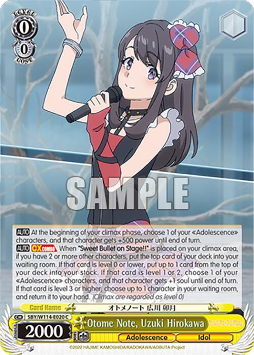 Otome Note, Uzuki Hirokawa - [Rascal Does Not Dream Series] | Gear Gaming Fayetteville