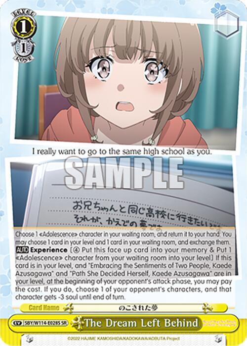 The Dream Left Behind (SR) - [Rascal Does Not Dream Series] | Gear Gaming Fayetteville