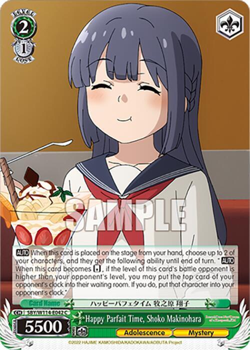 Happy Parfait Time, Shoko Makinohara - [Rascal Does Not Dream Series] | Gear Gaming Fayetteville