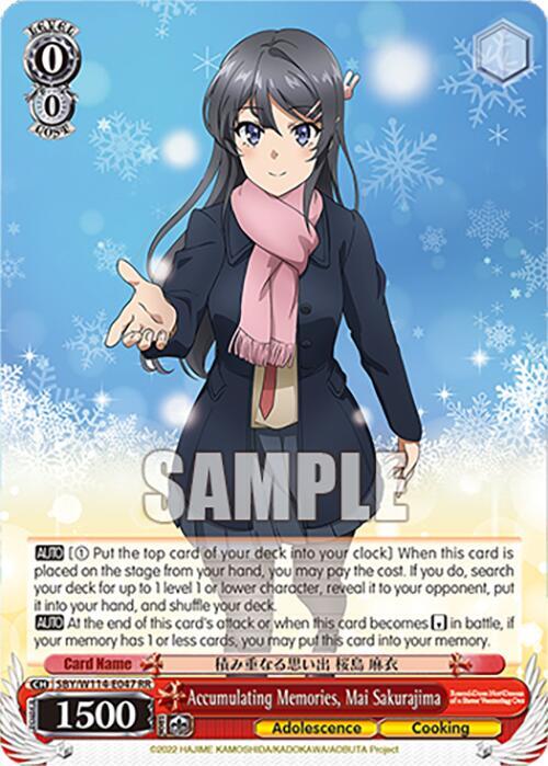 Accumulating Memories, Mai Sakurajima - [Rascal Does Not Dream Series] | Gear Gaming Fayetteville