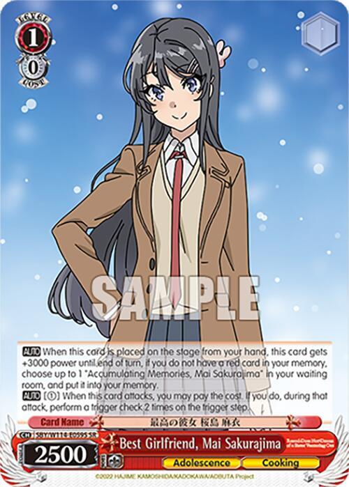 Best Girlfriend, Mai Sakurajima (SR) - [Rascal Does Not Dream Series] | Gear Gaming Fayetteville