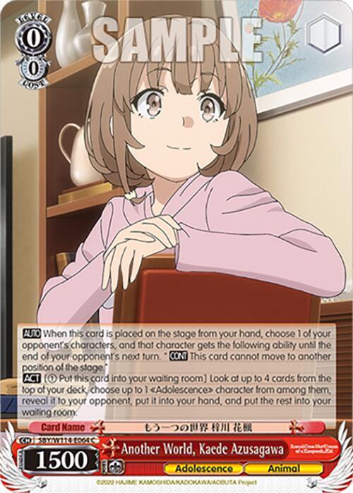 Another World, Kaede Azusagawa - [Rascal Does Not Dream Series] | Gear Gaming Fayetteville