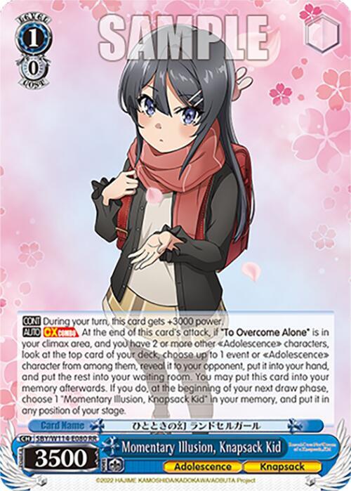 Momentary Illusion, Knapsack Kid - [Rascal Does Not Dream Series] | Gear Gaming Fayetteville