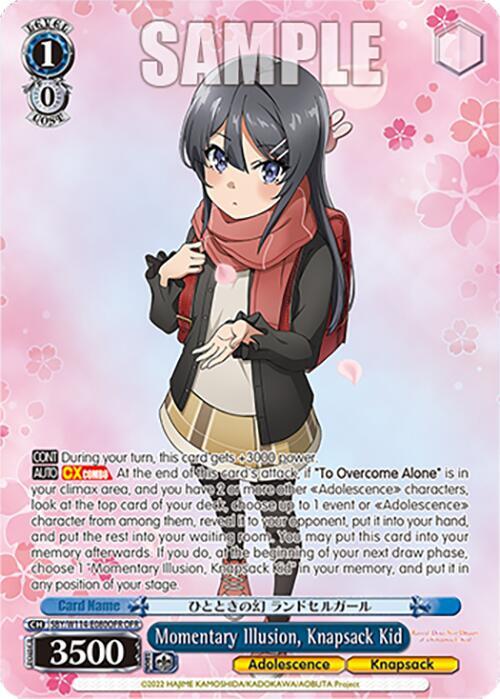 Momentary Illusion, Knapsack Kid (OFR) - [Rascal Does Not Dream Series] | Gear Gaming Fayetteville