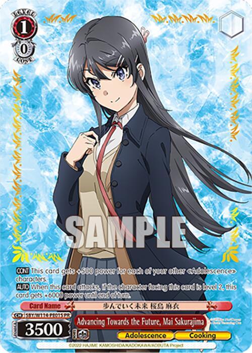 Advancing Towards the Future, Mai Sakurajima (PR) (Foil) - [Rascal Does Not Dream Series] | Gear Gaming Fayetteville