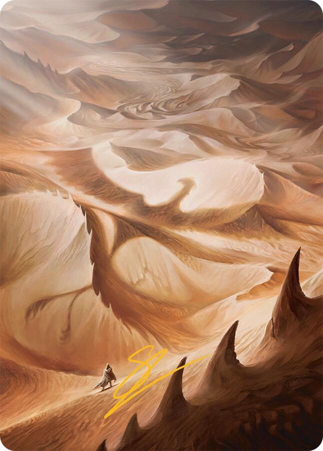 Plains Art Card (30/54) (Gold-Stamped Signature) [Tarkir: Dragonstorm Art Series] | Gear Gaming Fayetteville