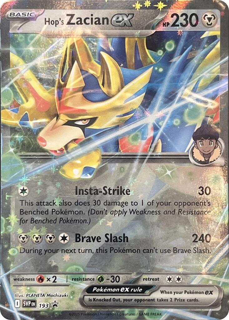 Hop's Zacian ex (SVP193) [Scarlet & Violet: Black Star Promos] | Gear Gaming Fayetteville