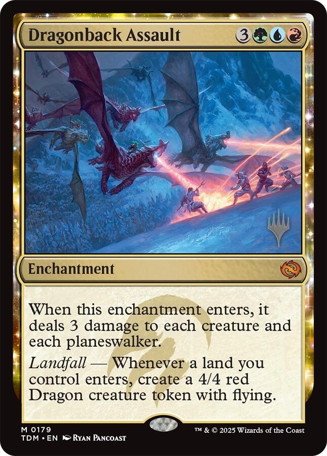 Dragonback Assault [Tarkir: Dragonstorm Promos] | Gear Gaming Fayetteville