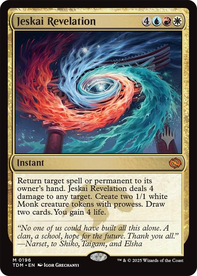 Jeskai Revelation [Tarkir: Dragonstorm Promos] | Gear Gaming Fayetteville