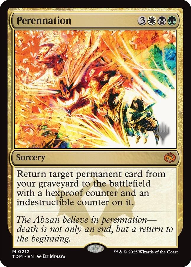 Perennation [Tarkir: Dragonstorm Promos] | Gear Gaming Fayetteville