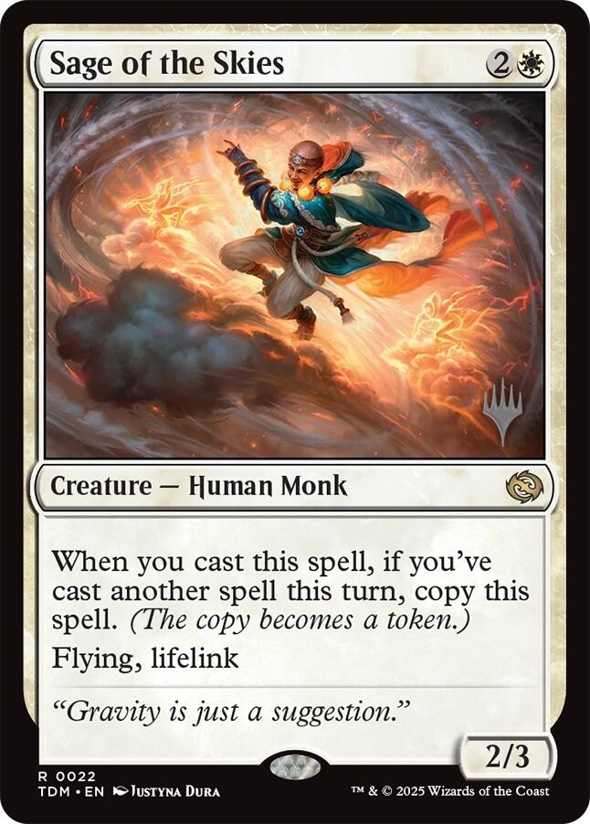 Sage of the Skies [Tarkir: Dragonstorm Promos] | Gear Gaming Fayetteville