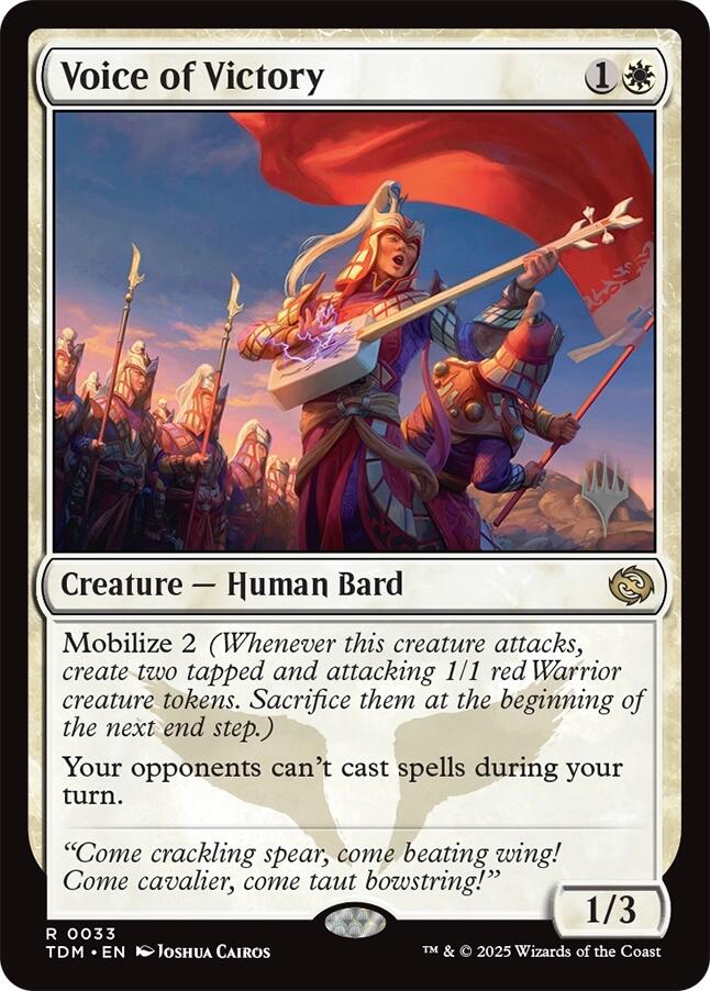 Voice of Victory [Tarkir: Dragonstorm Promos] | Gear Gaming Fayetteville