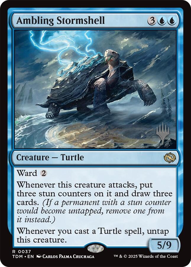 Ambling Stormshell [Tarkir: Dragonstorm Promos] | Gear Gaming Fayetteville