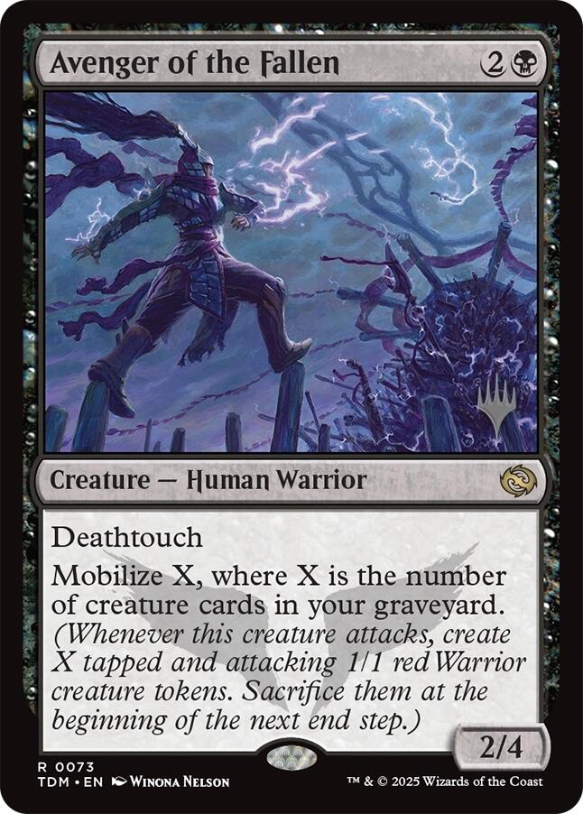 Avenger of the Fallen [Tarkir: Dragonstorm Promos] | Gear Gaming Fayetteville