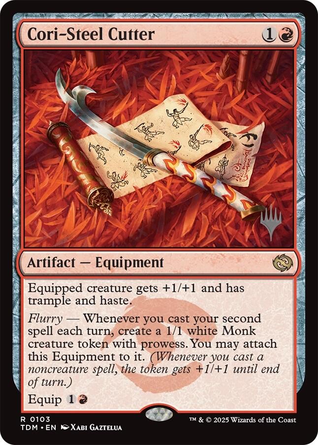 Cori-Steel Cutter [Tarkir: Dragonstorm Promos] | Gear Gaming Fayetteville