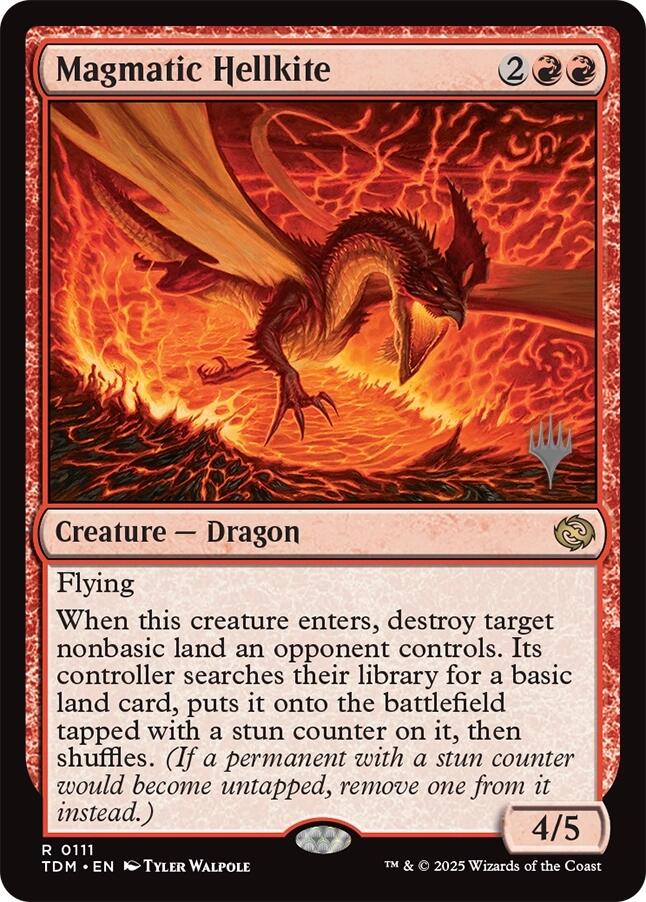 Magmatic Hellkite [Tarkir: Dragonstorm Promos] | Gear Gaming Fayetteville