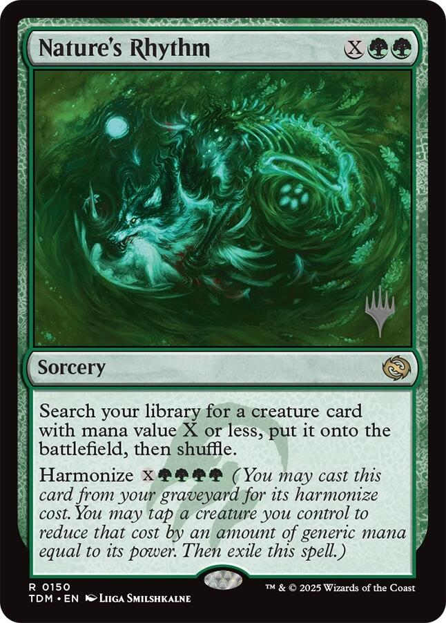 Nature's Rhythm [Tarkir: Dragonstorm Promos] | Gear Gaming Fayetteville