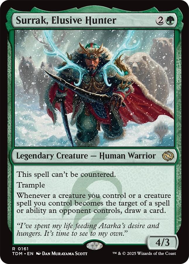 Surrak, Elusive Hunter [Tarkir: Dragonstorm Promos] | Gear Gaming Fayetteville