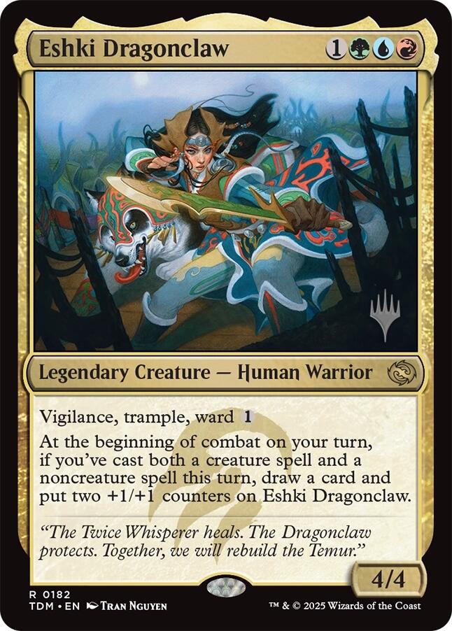 Eshki Dragonclaw [Tarkir: Dragonstorm Promos] | Gear Gaming Fayetteville