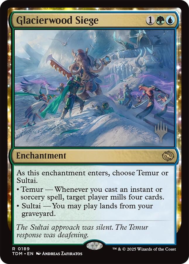 Glacierwood Siege [Tarkir: Dragonstorm Promos] | Gear Gaming Fayetteville