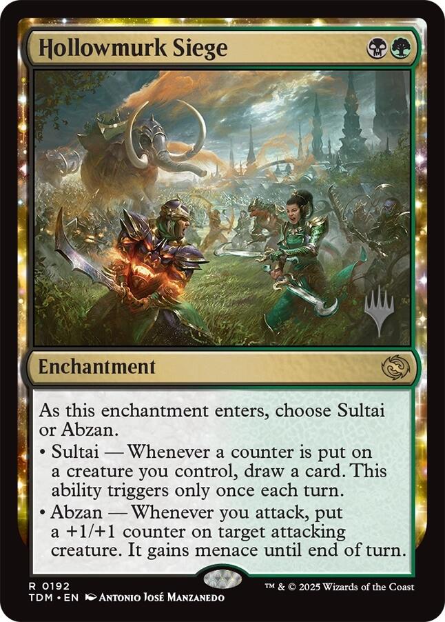 Hollowmurk Siege [Tarkir: Dragonstorm Promos] | Gear Gaming Fayetteville