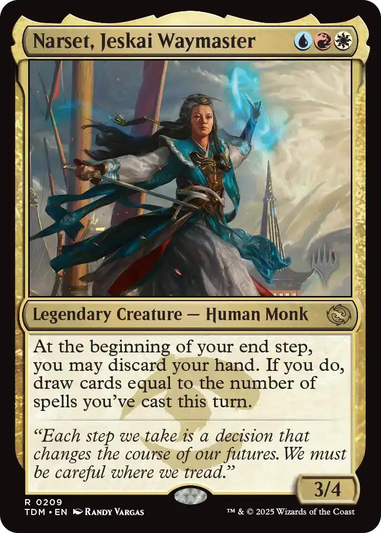 Narset, Jeskai Waymaster [Tarkir: Dragonstorm Promos] | Gear Gaming Fayetteville