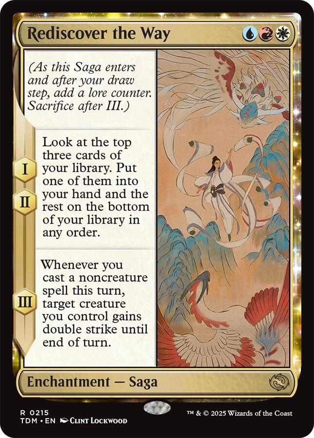 Rediscover the Way [Tarkir: Dragonstorm Promos] | Gear Gaming Fayetteville