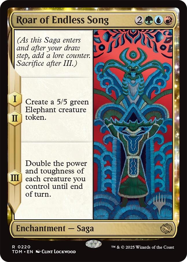 Roar of Endless Song [Tarkir: Dragonstorm Promos] | Gear Gaming Fayetteville