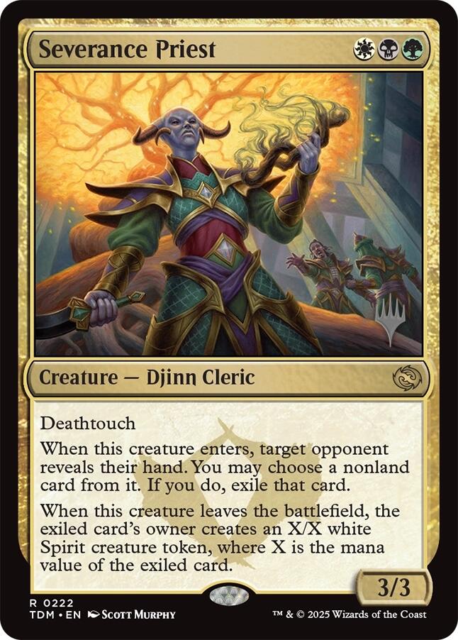 Severance Priest [Tarkir: Dragonstorm Promos] | Gear Gaming Fayetteville