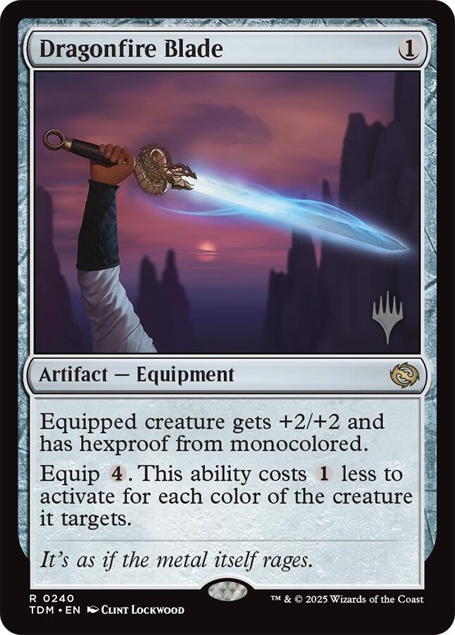 Dragonfire Blade [Tarkir: Dragonstorm Promos] | Gear Gaming Fayetteville